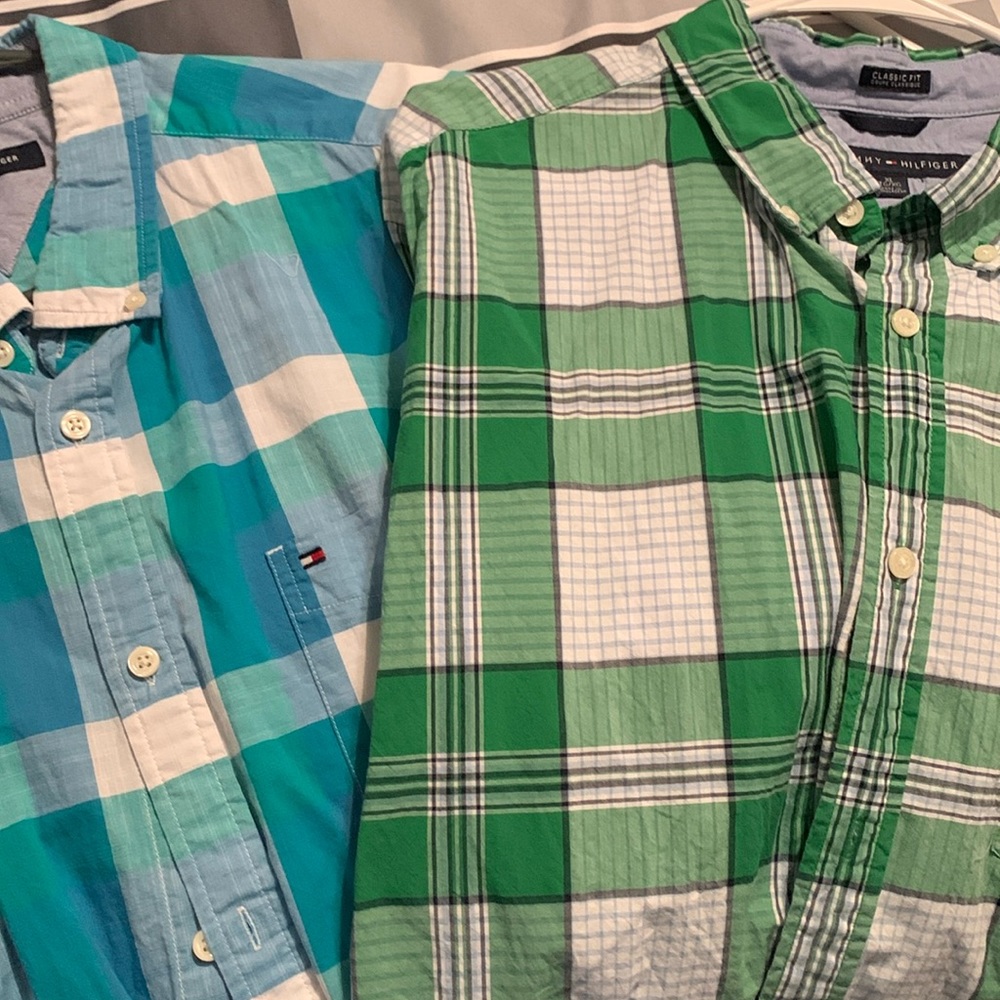 Men’s Tommy Hilfiger shirt sleeve XL shirts